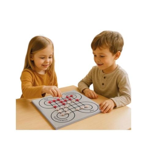 5 Oyun 1 Arada - Ahşap Zeka Ve Strateji Oyunu