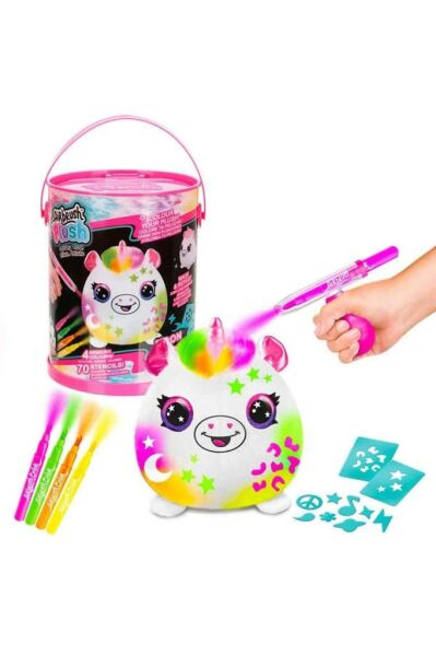 Airbrush Plush, White | One Size | Soft & Fun Toy | Perfect For Kids And Collectors