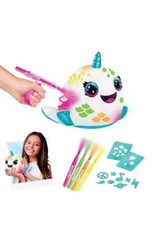 Airbrush Plush, White | One Size | Soft & Fun Toy | Perfect For Kids And Collectors