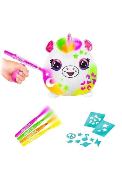 Airbrush Plush, White | One Size | Soft & Fun Toy | Perfect For Kids And Collectors