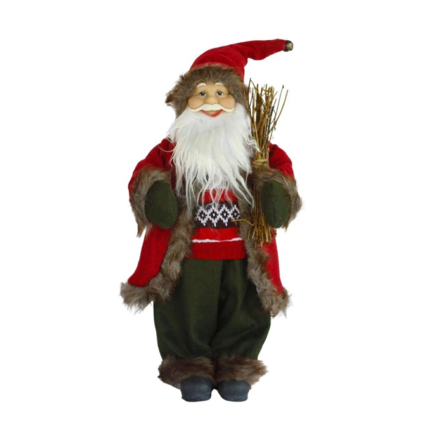 Çalı Taşıyan Noel Baba 45cm