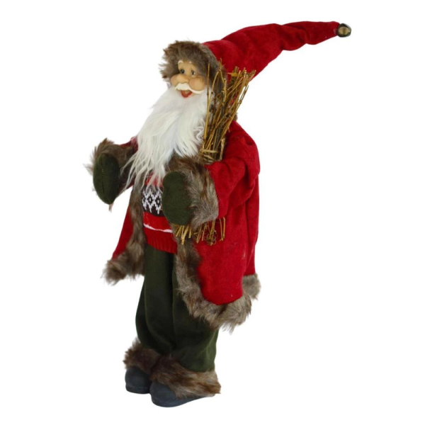 Çalı Taşıyan Noel Baba 45cm
