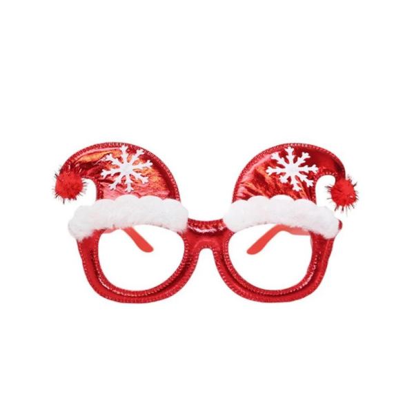 Noel Şapkalı Gözlük