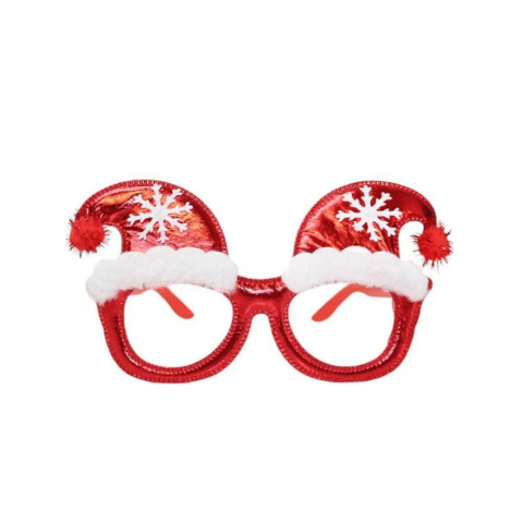 Noel Şapkalı Gözlük