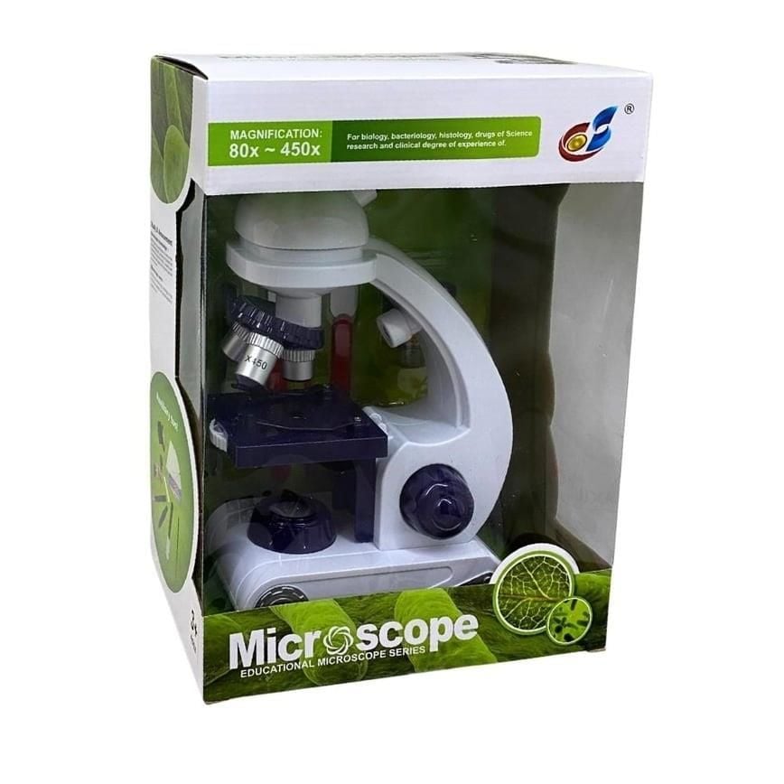 Kutulu Pilli Mikroskop Seti