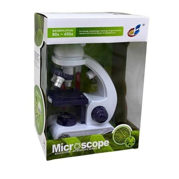 Kutulu Pilli Mikroskop Seti