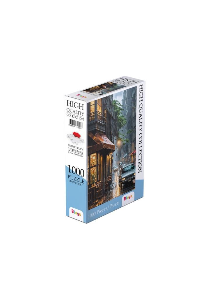 Rain Street - 1000 Parça Puzzle