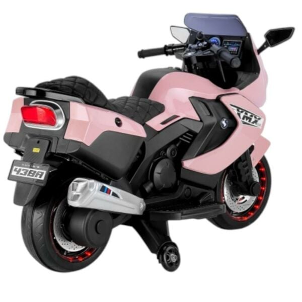 438A (XMX-316) Ledli Akülü (PEMBE) Motor 12 V