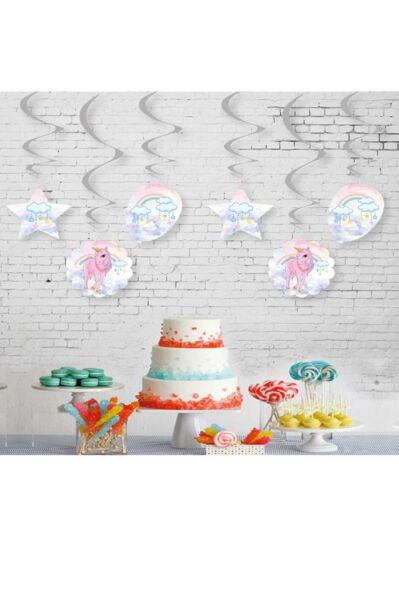 Unicorn, Tavan Sarkıt Süsü, 6 Parça