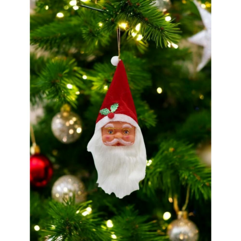 Dekor Noel Baba Kafası 25 cm