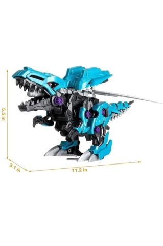 Dinozor Trex Pilli Mekanik Yürüyen Sök Tak Dinazor T-rex