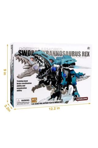 Dinozor Trex Pilli Mekanik Yürüyen Sök Tak Dinazor T-rex