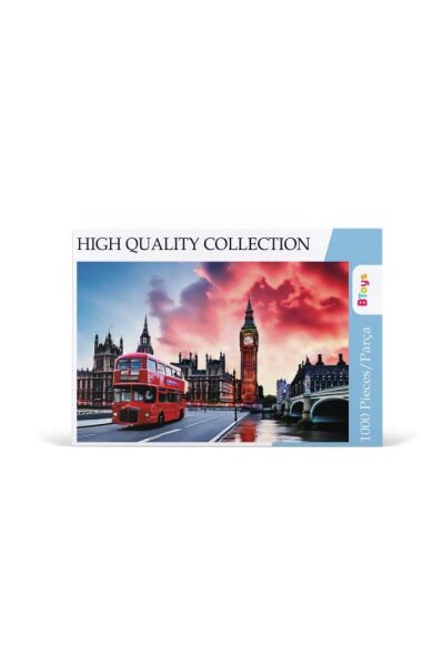 Londra Otobüsü  - 1000 Parça Puzzle