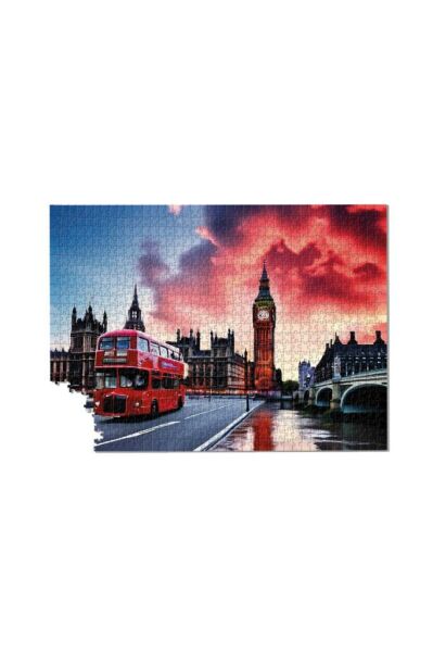 Londra Otobüsü  - 1000 Parça Puzzle