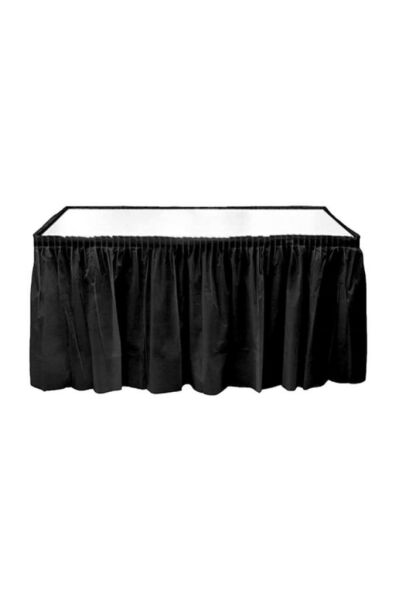 Roll-Up Siyah Plastik Masa Eteği