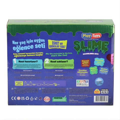 Playtoys Doıy Slıme Set Glow In The Dark