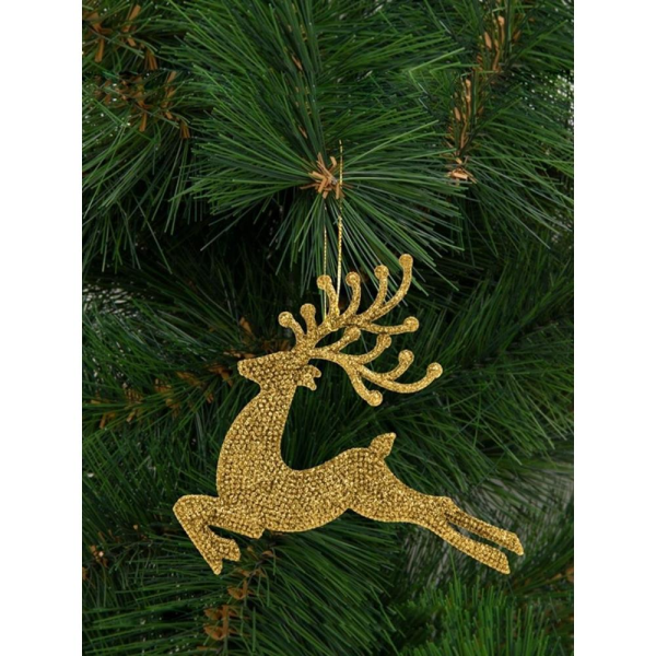 Simli Asmalı Geyik 3'lü 10cm