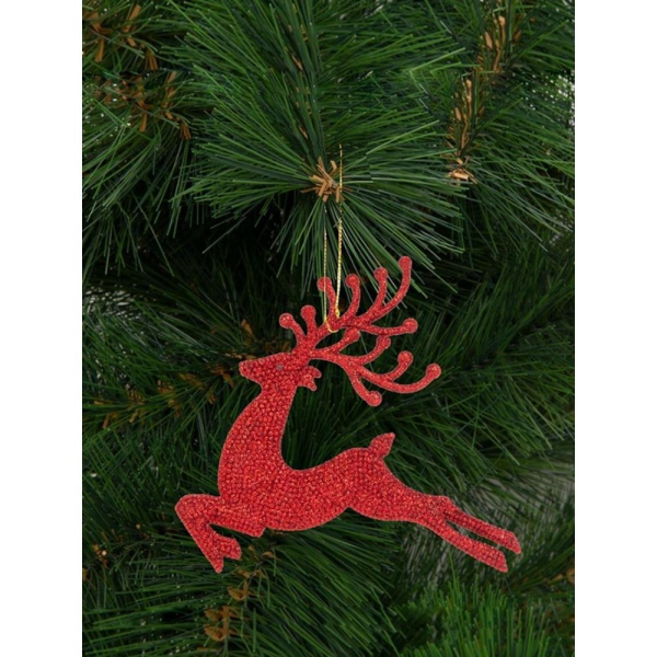 Simli Asmalı Geyik 3'lü 10cm