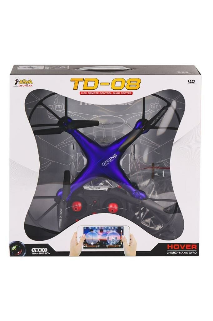 22571-TD-08WH Kumandalı 6 ch Quad Copter Drone