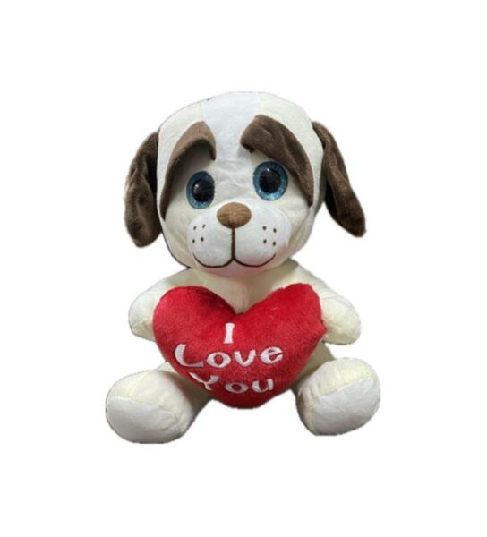 Kalpli Köpek Peluş 25 Cm 62253