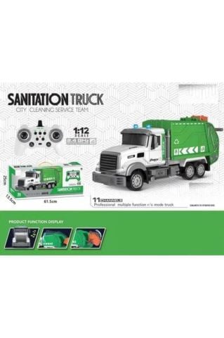 Uzaktan Kumandalı Şarjlı Çöp Kamyonu Ful Fonksiyonlu