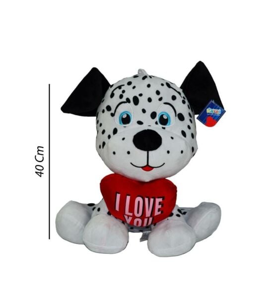 I Love You Kalpli Köpek Peluş 40 Cm 62254