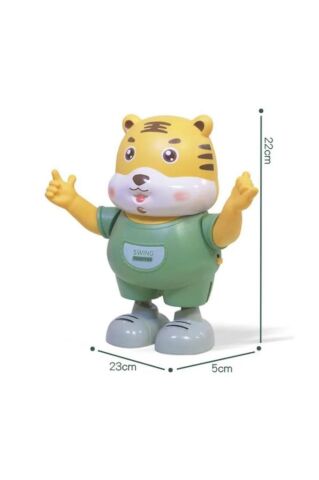 Kutulu Pilli 3D Işıklı Hayvan , Projektörlü Müzikli Hareketli Oyuncak Kaplan