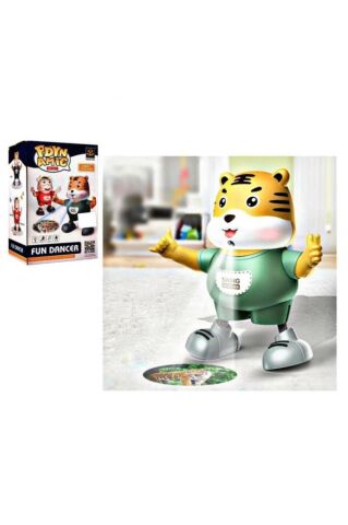 Kutulu Pilli 3D Işıklı Hayvan , Projektörlü Müzikli Hareketli Oyuncak Kaplan