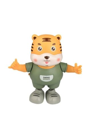 Kutulu Pilli 3D Işıklı Hayvan , Projektörlü Müzikli Hareketli Oyuncak Kaplan