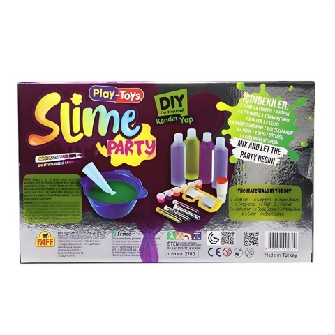 Playtoys DIY Süper Slime Party Hazırlama Seti