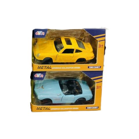 1:43 Çek Bırak Üç Kapılı Metal Araç