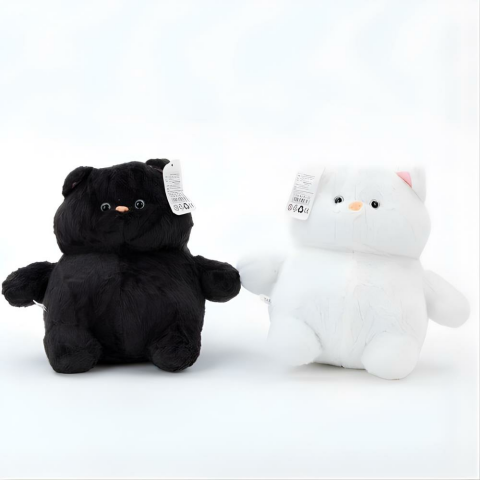 Metaş Peluş Pofuduk Kedi 30 cm