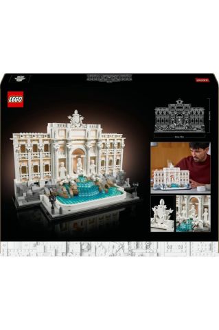 LEGO Architecture Trevi Çeşmesi 21062 - Yetişkinler için  Yapım Seti (1880 Parça)
