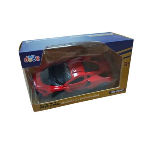 1:43 Çek Bırak Üç Kapılı Metal Araç