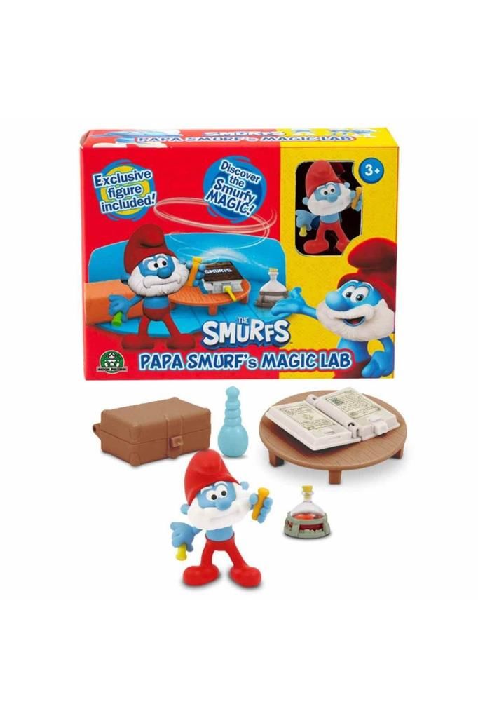 Şirinler Figür ve Oyun Seti - Şirin Baba Ve Sihir Laboratuvarı