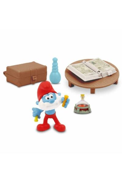 Şirinler Figür ve Oyun Seti - Şirin Baba Ve Sihir Laboratuvarı