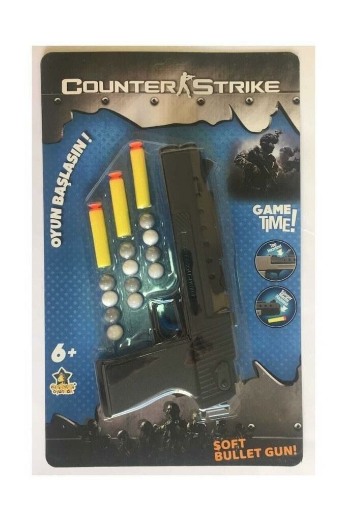 Counter Strike Desert Eagle Sünger Mermi Atan Tabanca Nerf Benzeri