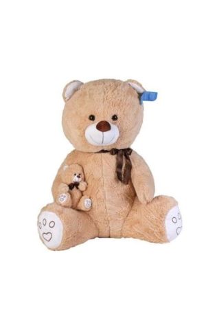 Peluş Yavrulu Dev Ayı ''100 Cm''