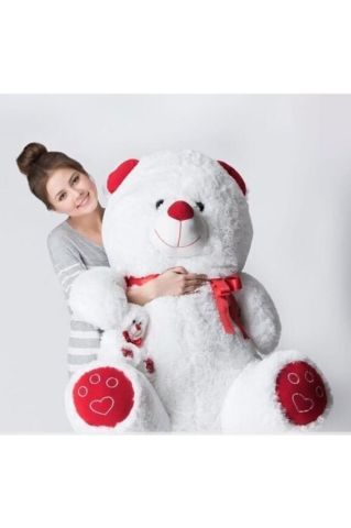 Peluş Yavrulu Dev Ayı ''100 Cm''
