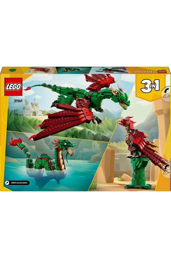 LEGO ® Creator 3’ü 1 Arada Orta Çağ Ejderhası 31161 - 9 Yaş ve Üzeri Yapım Seti (715 Parça)