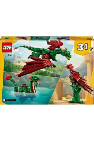 LEGO ® Creator 3’ü 1 Arada Orta Çağ Ejderhası 31161 - 9 Yaş ve Üzeri Yapım Seti (715 Parça)