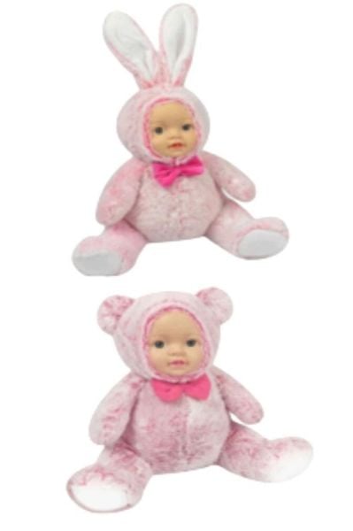 Peluş 35 Cm Bebek Yüzlü Hayvanlar