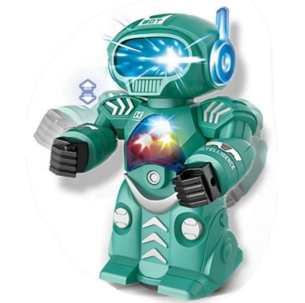 Kutulu Işıklı Sesli Robot