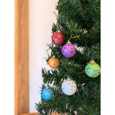 YP 19/6'lı Pastel Simli Top