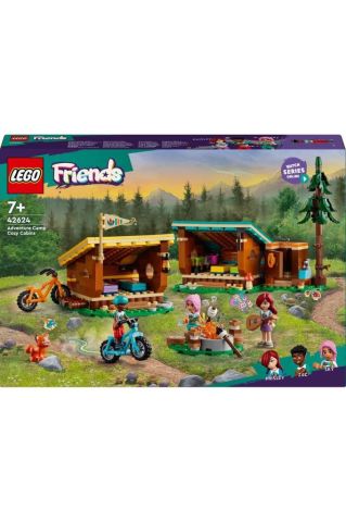 LEGO Yeni Friends Macera Kampı Şirin Kulübeler 42624, 7 Yaş ve Üzeri Çocuklar için Tilki Figürü