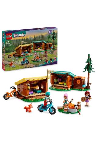 LEGO Yeni Friends Macera Kampı Şirin Kulübeler 42624, 7 Yaş ve Üzeri Çocuklar için Tilki Figürü
