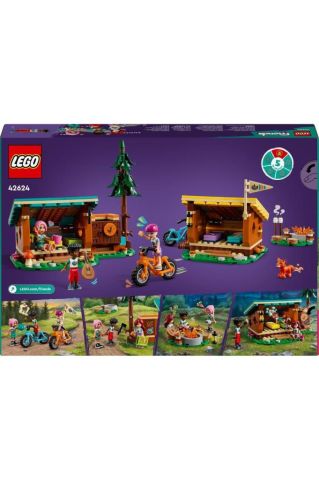 LEGO Yeni Friends Macera Kampı Şirin Kulübeler 42624, 7 Yaş ve Üzeri Çocuklar için Tilki Figürü