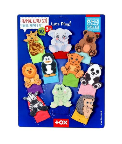 Vahşi Hayvan 10'lu Parmak Kukla