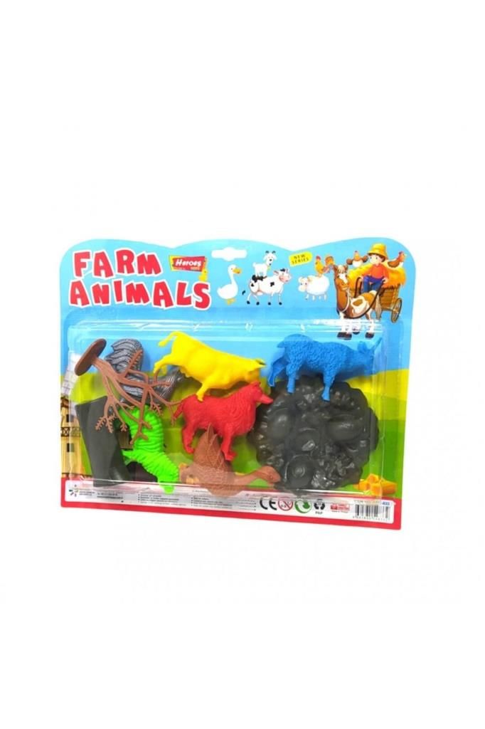 Çiftlik Hayvan Seti 9 Parça