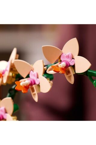 LEGO ® Botanicals Mini Orkide 10343 - Yetişkinler için Dekoratif Çiçek Yapım Seti (274 Parça)